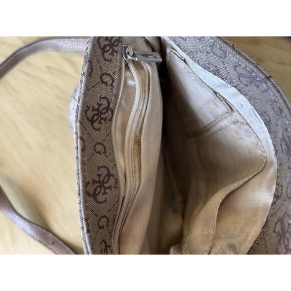 Vintage Guess Y2K 90s 2000s Studded Hand Shoulder Bag Purse Monogram Crossbody - Picture 14 of 14